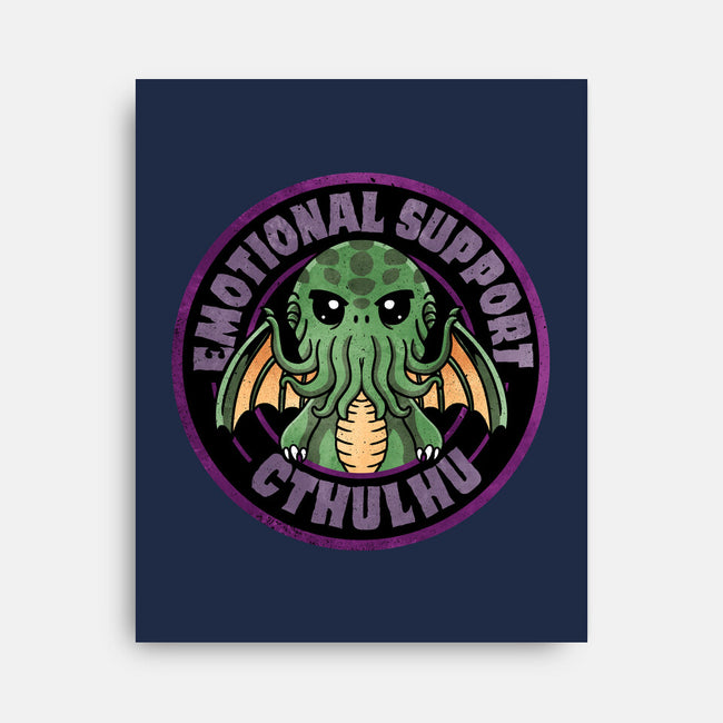 Emotional Support Cthulhu-None-Stretched-Canvas-fanfreak1