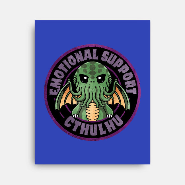 Emotional Support Cthulhu-None-Stretched-Canvas-fanfreak1