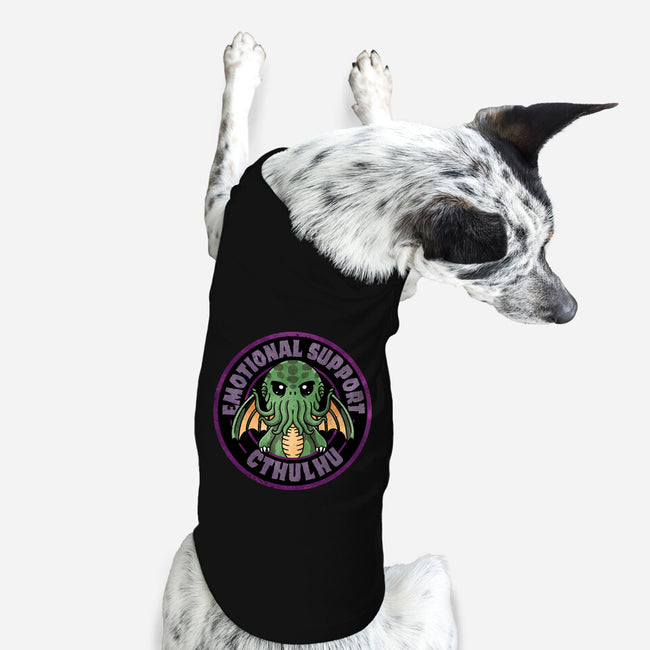 Emotional Support Cthulhu-Dog-Basic-Pet Tank-fanfreak1