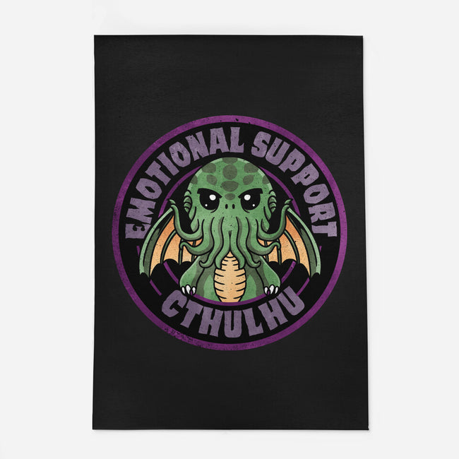 Emotional Support Cthulhu-None-Outdoor-Rug-fanfreak1