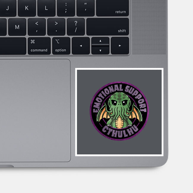 Emotional Support Cthulhu-None-Glossy-Sticker-fanfreak1