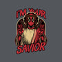 Dead Savior Hero-Womens-V-Neck-Tee-Studio Mootant