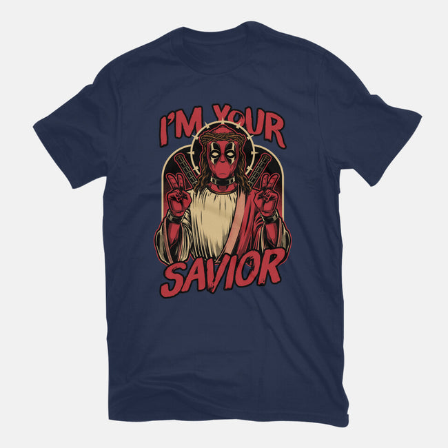 Dead Savior Hero-Womens-Fitted-Tee-Studio Mootant