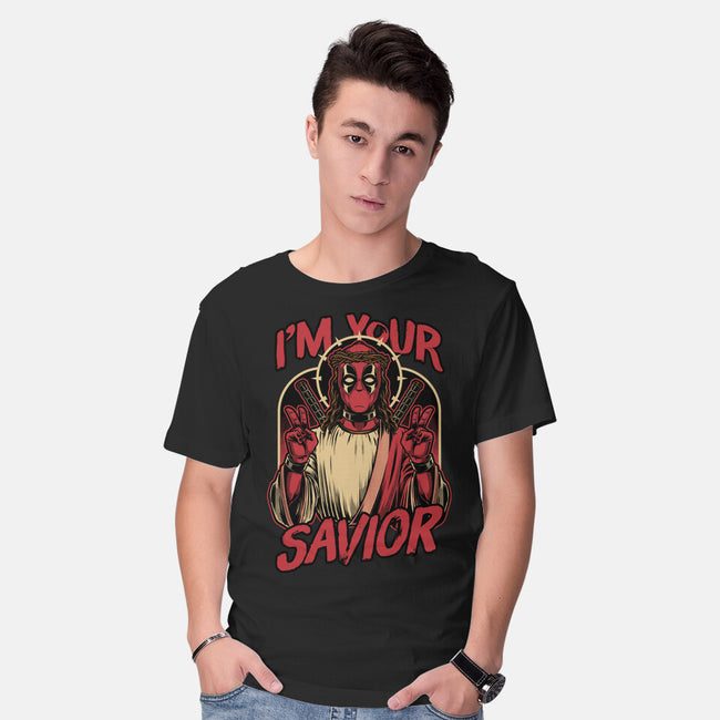 Dead Savior Hero-Mens-Basic-Tee-Studio Mootant