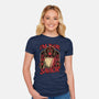 Dead Savior Hero-Womens-Fitted-Tee-Studio Mootant