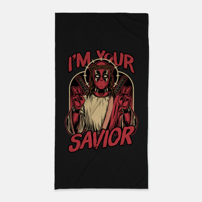 Dead Savior Hero-None-Beach-Towel-Studio Mootant