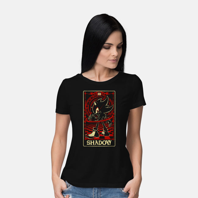 Shadow Tarot Card-Womens-Basic-Tee-naomori