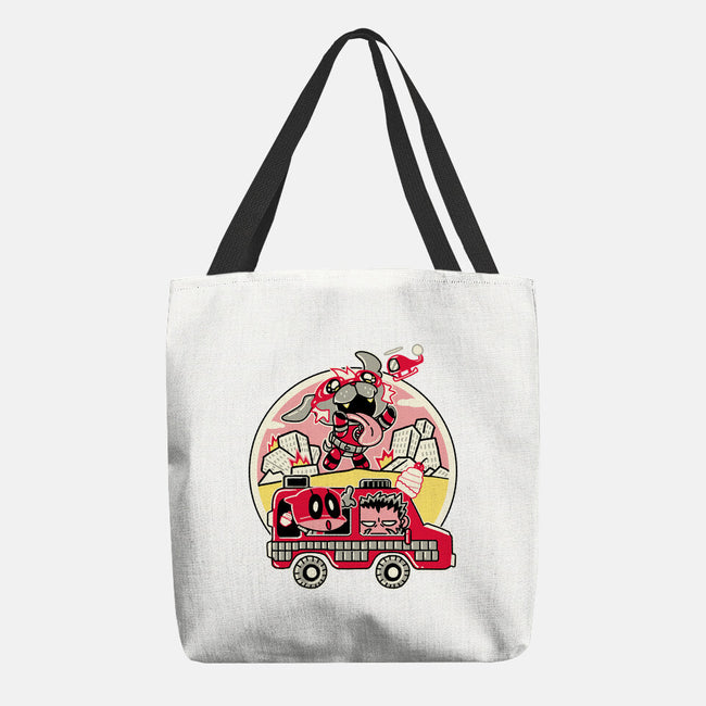 Dogpoolzilla-None-Basic Tote-Bag-naomori