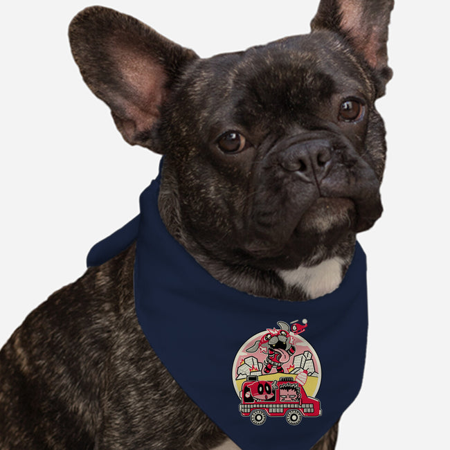 Dogpoolzilla-Dog-Bandana-Pet Collar-naomori