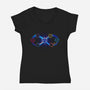 Infinity Dice-Womens-V-Neck-Tee-Vallina84