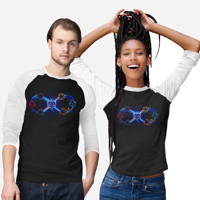 Infinity Dice-Unisex-Baseball-Tee-Vallina84