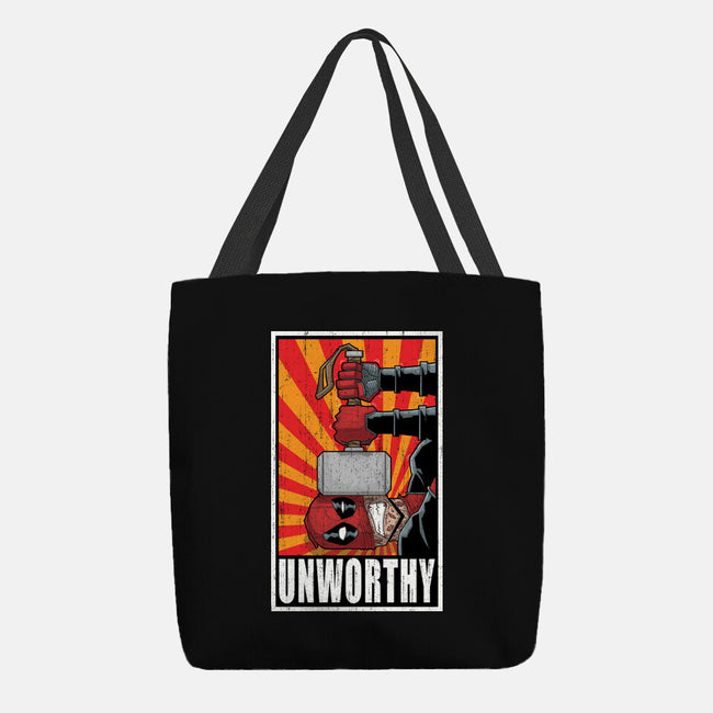 Unworthy-None-Basic Tote-Bag-danielmorris1993