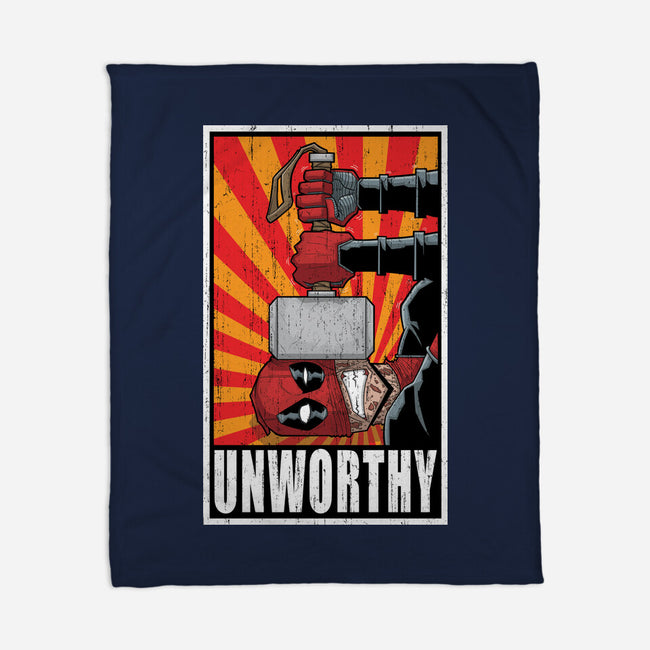 Unworthy-None-Fleece-Blanket-danielmorris1993