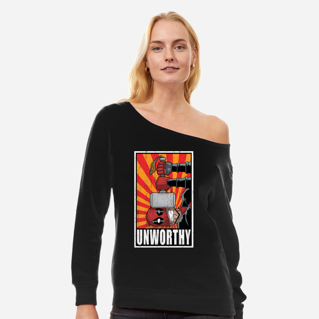 Unworthy-Womens-Off Shoulder-Sweatshirt-danielmorris1993