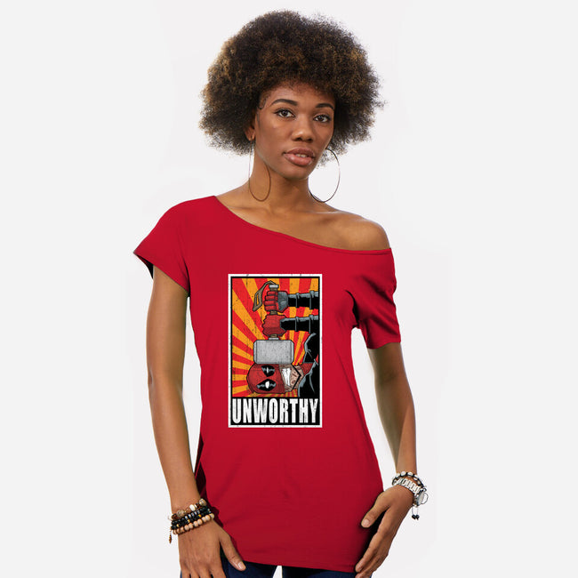 Unworthy-Womens-Off Shoulder-Tee-danielmorris1993