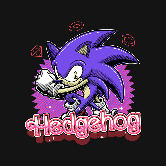 The Blue Hedgehog-None-Removable Cover-Throw Pillow-Astrobot Invention