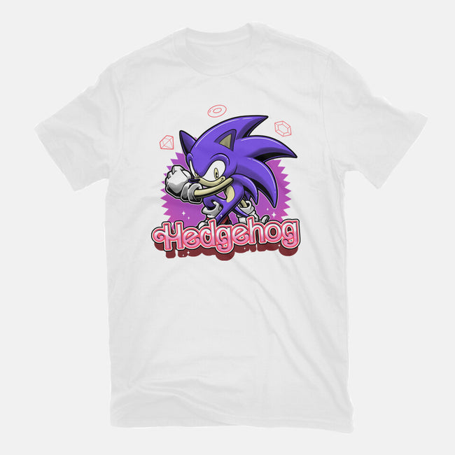 The Blue Hedgehog-Womens-Basic-Tee-Astrobot Invention