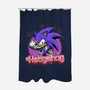 The Blue Hedgehog-None-Polyester-Shower Curtain-Astrobot Invention