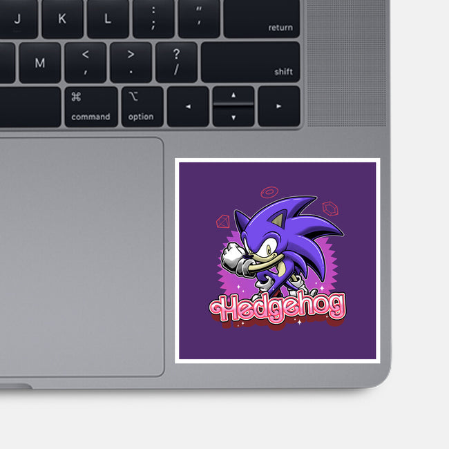 The Blue Hedgehog-None-Glossy-Sticker-Astrobot Invention