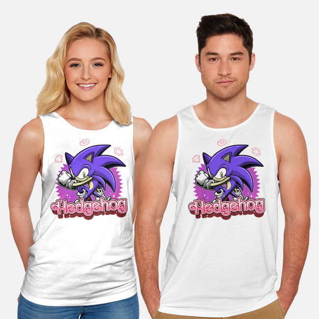 The Blue Hedgehog-Unisex-Basic-Tank-Astrobot Invention