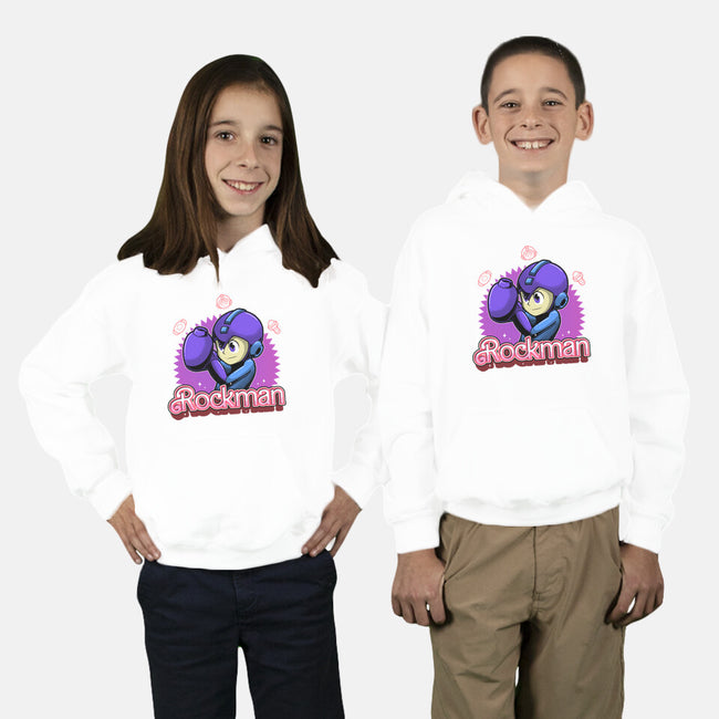 The Blue Bomber 2-Youth-Pullover-Sweatshirt-Astrobot Invention