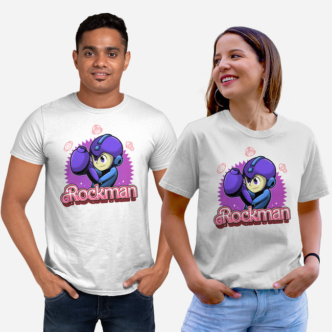 The Blue Bomber 2-Unisex-Basic-Tee-Astrobot Invention