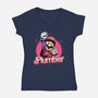 The Plumber-Womens-V-Neck-Tee-Astrobot Invention