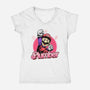 The Plumber-Womens-V-Neck-Tee-Astrobot Invention