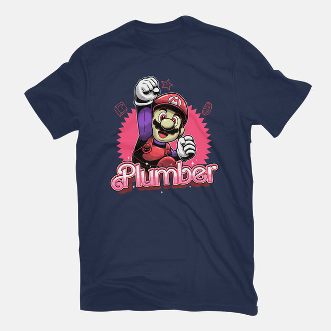 The Plumber-Womens-Fitted-Tee-Astrobot Invention