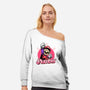 The Plumber-Womens-Off Shoulder-Sweatshirt-Astrobot Invention