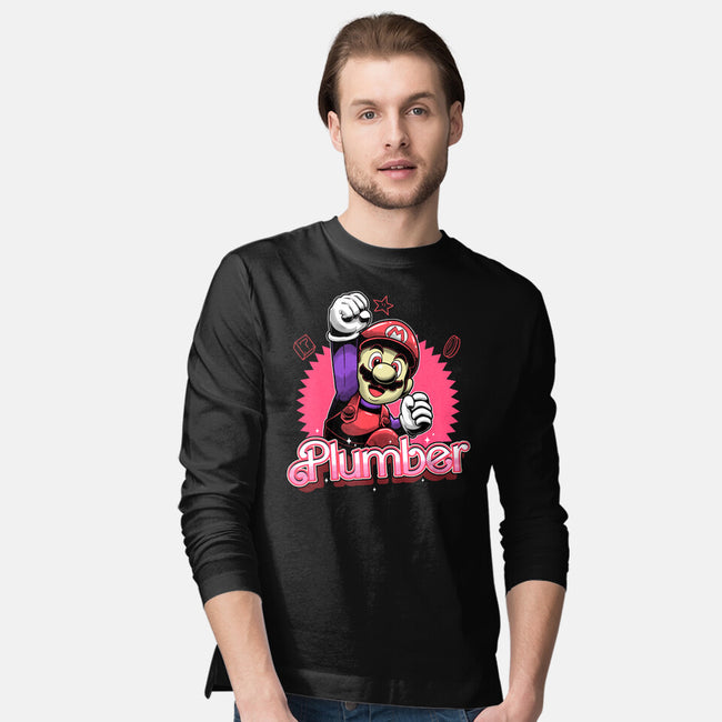 The Plumber-Mens-Long Sleeved-Tee-Astrobot Invention