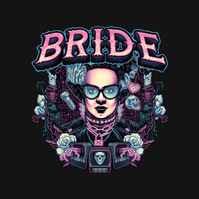 Punk Bride-Womens-Off Shoulder-Sweatshirt-glitchygorilla