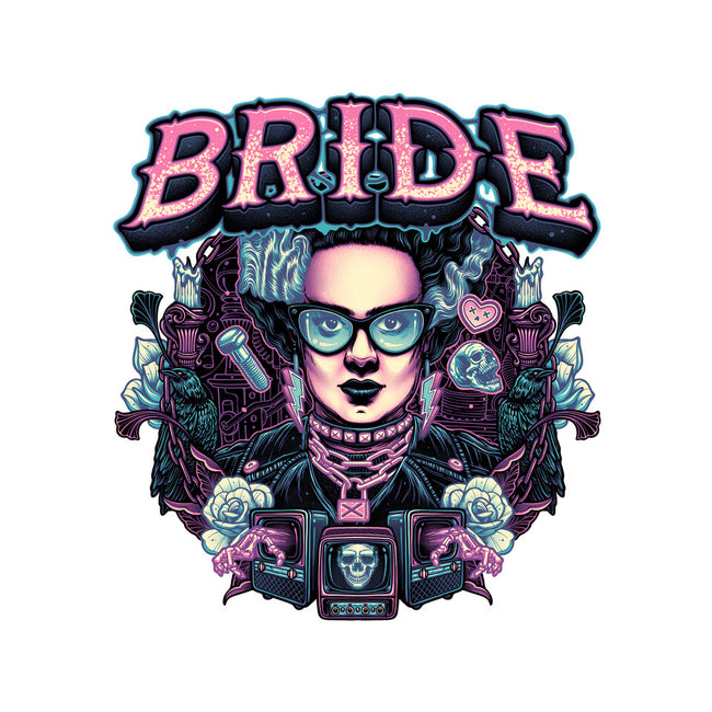 Punk Bride-Womens-Fitted-Tee-glitchygorilla