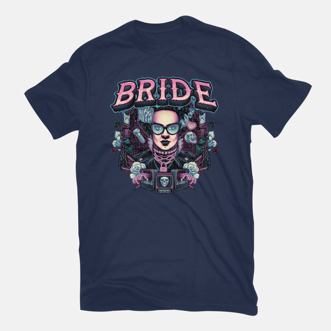 Punk Bride-Womens-Basic-Tee-glitchygorilla