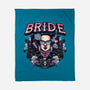 Punk Bride-None-Fleece-Blanket-glitchygorilla