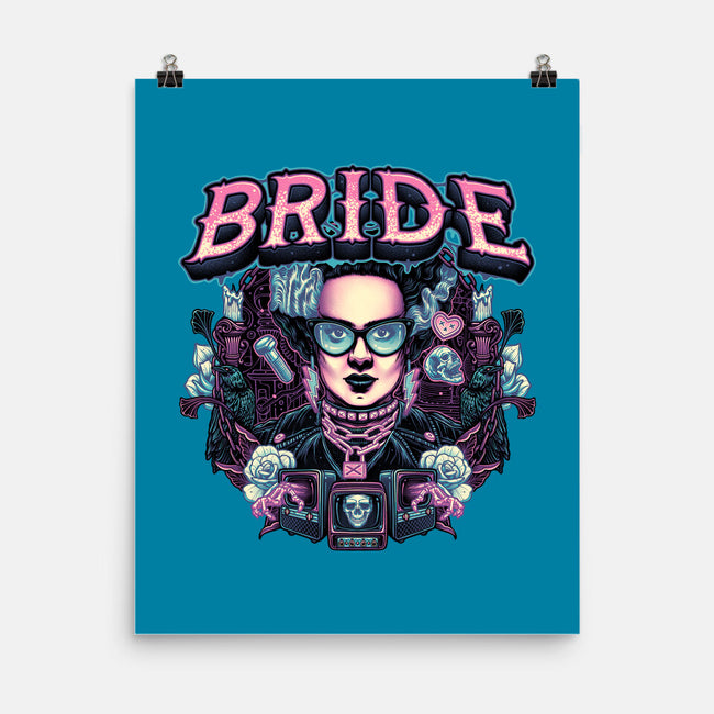 Punk Bride-None-Matte-Poster-glitchygorilla