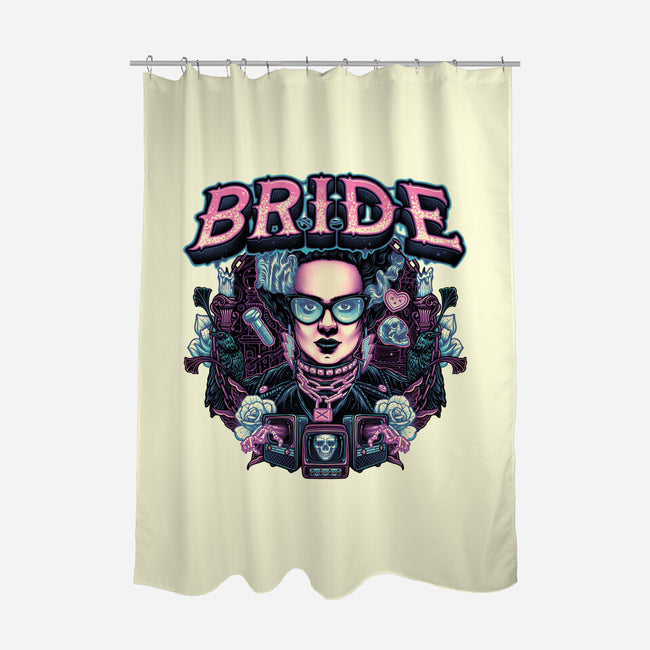 Punk Bride-None-Polyester-Shower Curtain-glitchygorilla