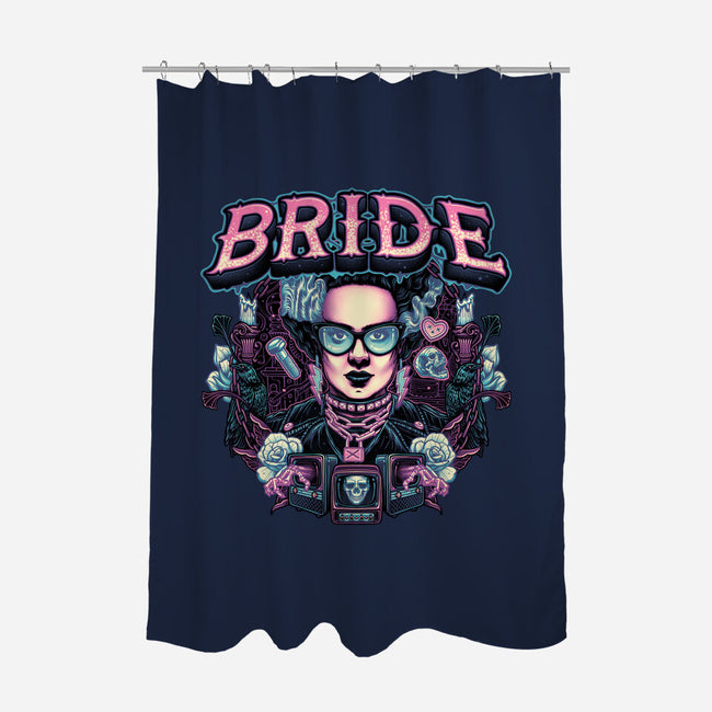 Punk Bride-None-Polyester-Shower Curtain-glitchygorilla