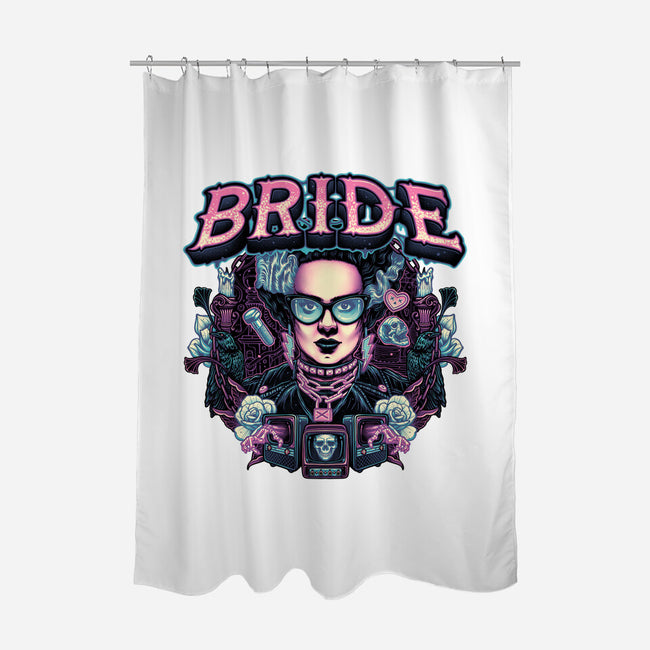 Punk Bride-None-Polyester-Shower Curtain-glitchygorilla