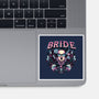 Punk Bride-None-Glossy-Sticker-glitchygorilla