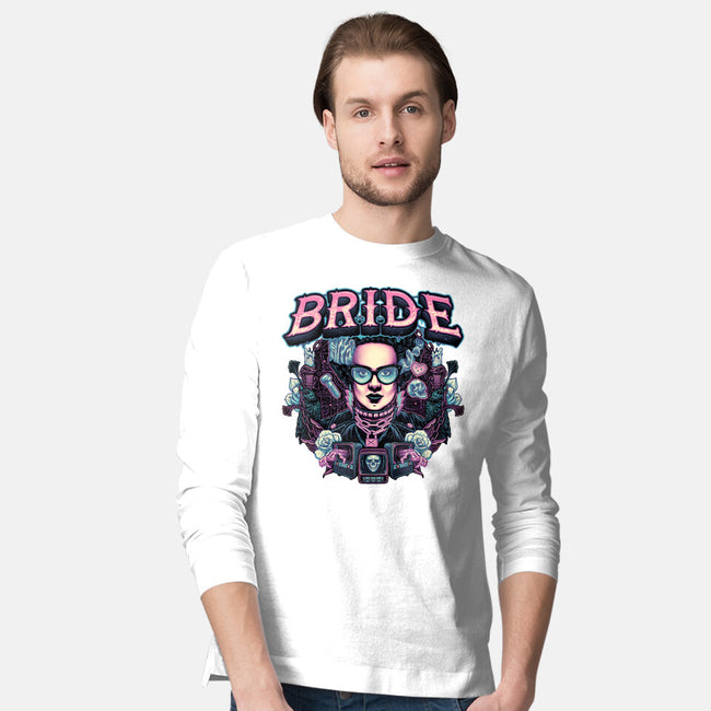 Punk Bride-Mens-Long Sleeved-Tee-glitchygorilla