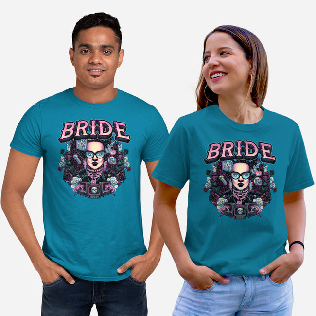 Punk Bride-Unisex-Basic-Tee-glitchygorilla