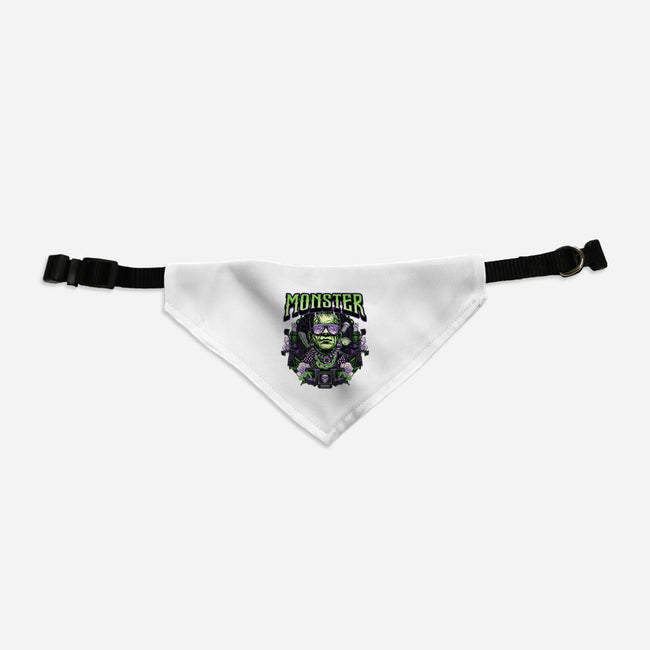 Punk Monster-Dog-Adjustable-Pet Collar-glitchygorilla