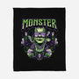 Punk Monster-None-Fleece-Blanket-glitchygorilla