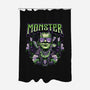 Punk Monster-None-Polyester-Shower Curtain-glitchygorilla