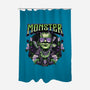 Punk Monster-None-Polyester-Shower Curtain-glitchygorilla