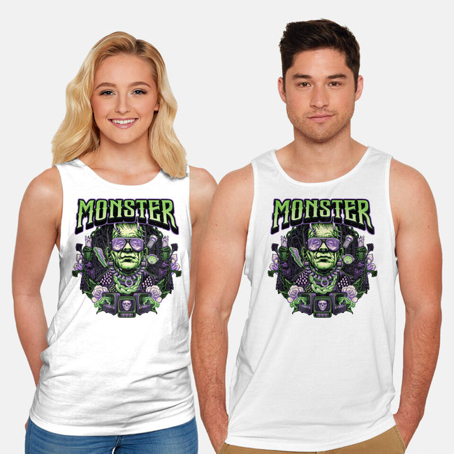 Punk Monster-Unisex-Basic-Tank-glitchygorilla