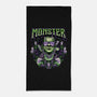 Punk Monster-None-Beach-Towel-glitchygorilla