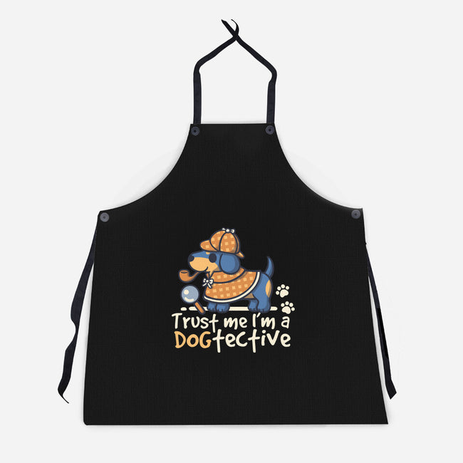 Dogtective Dachshund-Unisex-Kitchen-Apron-NemiMakeit