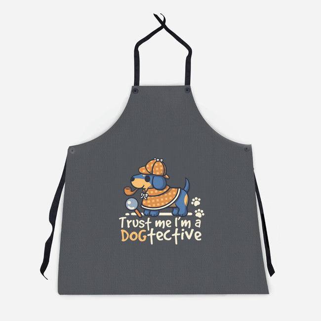 Dogtective Dachshund-Unisex-Kitchen-Apron-NemiMakeit